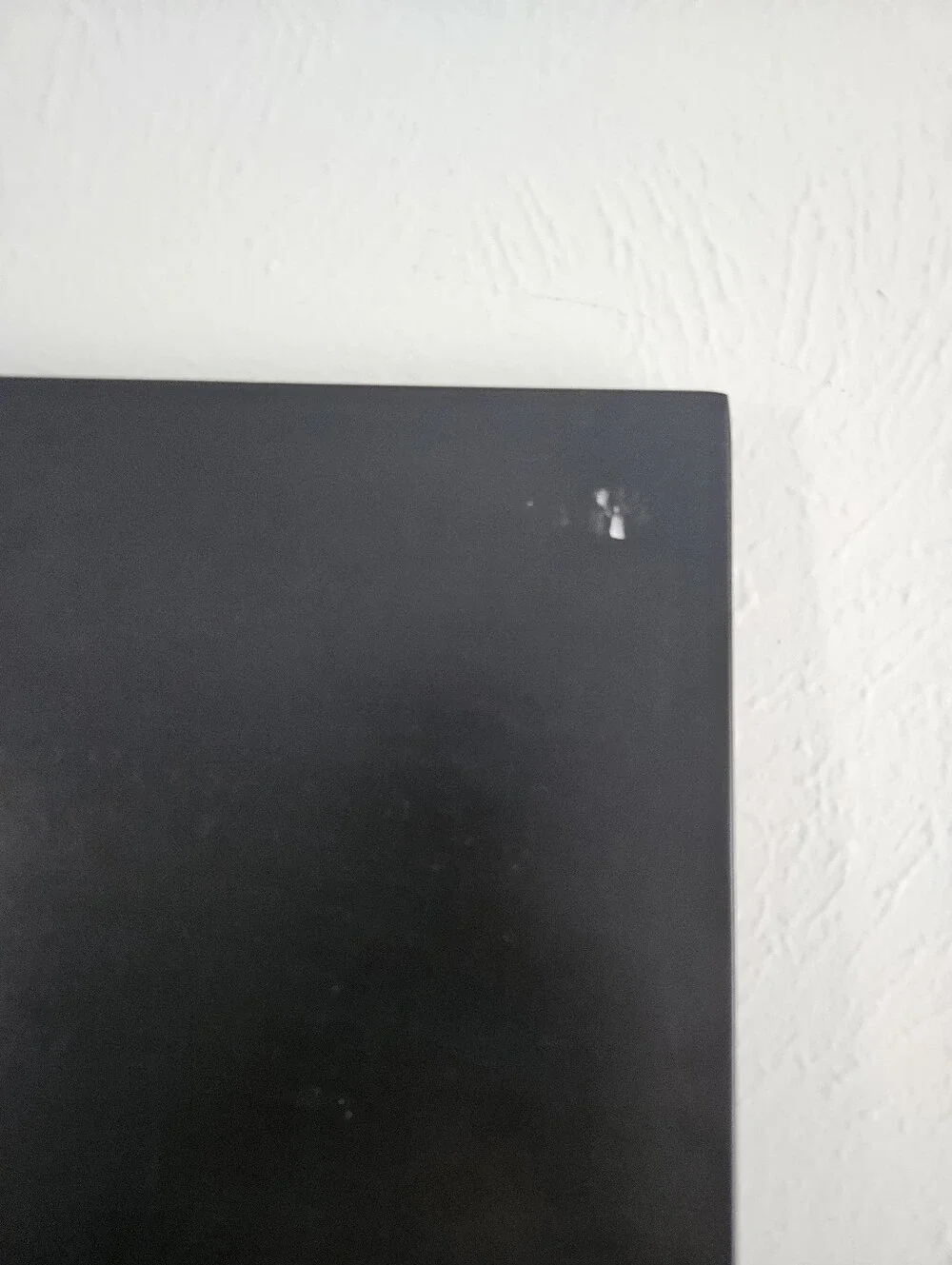 Pottery Barn Matte Black Frameless Wall Mounted Magnetic Chalkboard